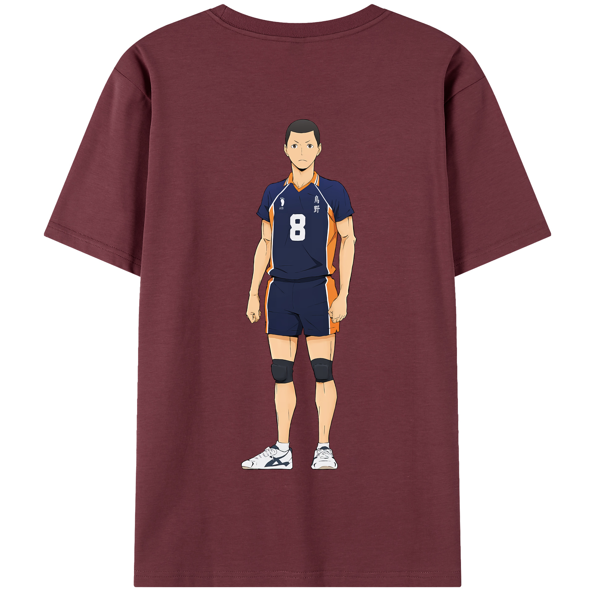 （画像用） ハイキュー!! Haikyu!! 綿100％半袖Tシャツ（背面プリント）
